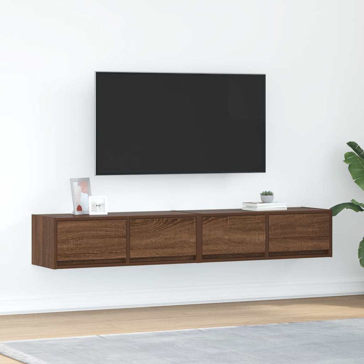 Tv-Schränke 2 Stk. Sonoma-Eiche 60X31X25,5 Cm Holzwerkstoff