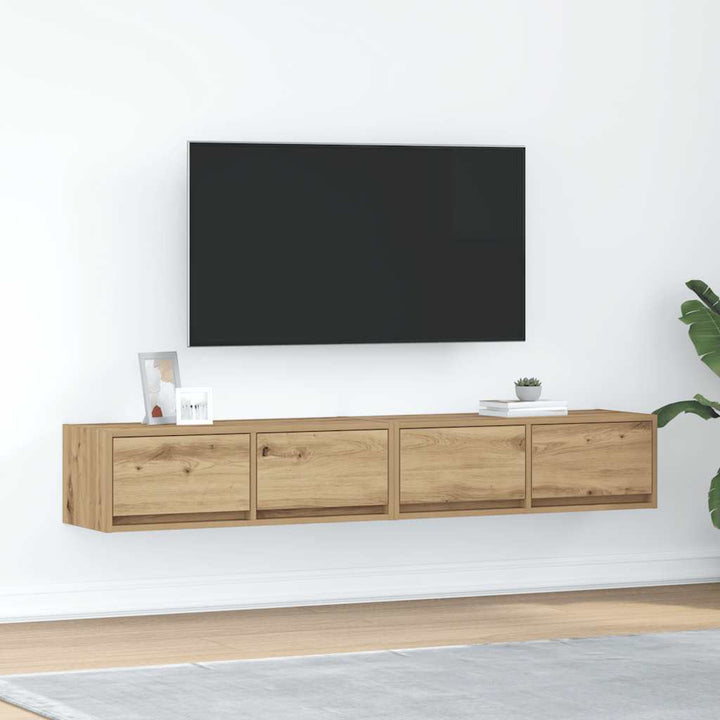 Tv-Schränke 2 Stk. Sonoma-Eiche 60X31X25,5 Cm Holzwerkstoff