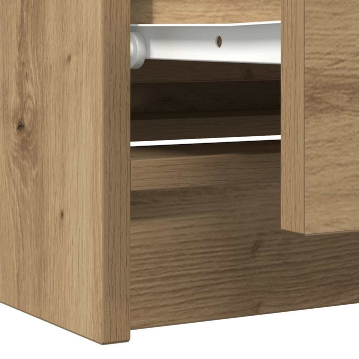 Tv-Schrank Artisan-Eiche 100X35X54 Cm Holzwerkstoff