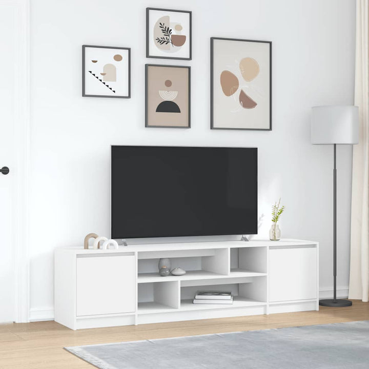 Tv-Schrank Mit Led-Leuchten Braun Eichen-Optik 100X41X50 Cm