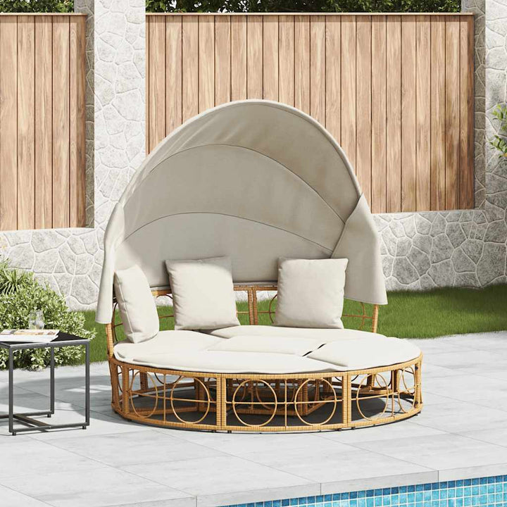 Outdoor-Loungebett Ohne Dach Poly Rattan