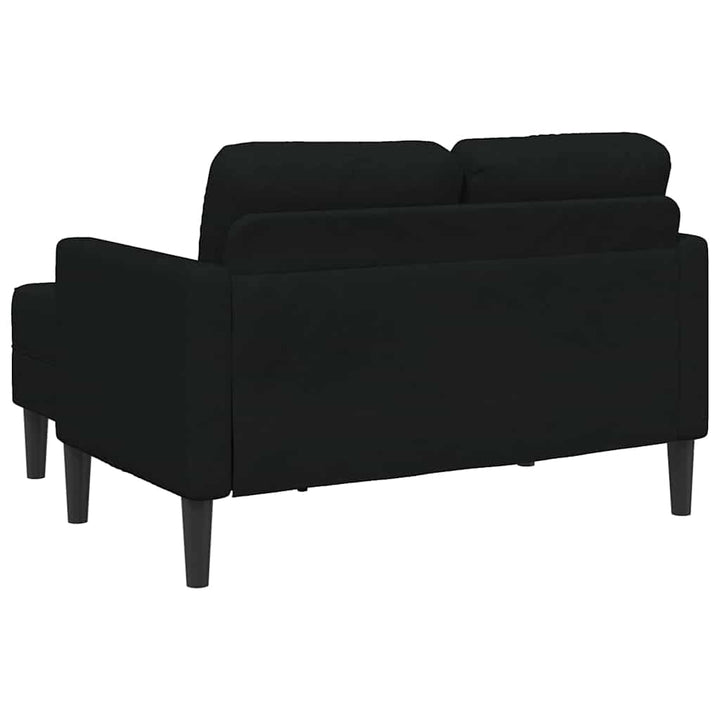 2-Sitzer-Sofa Mit Chaiselongue L-Form 125 Cm Stoff