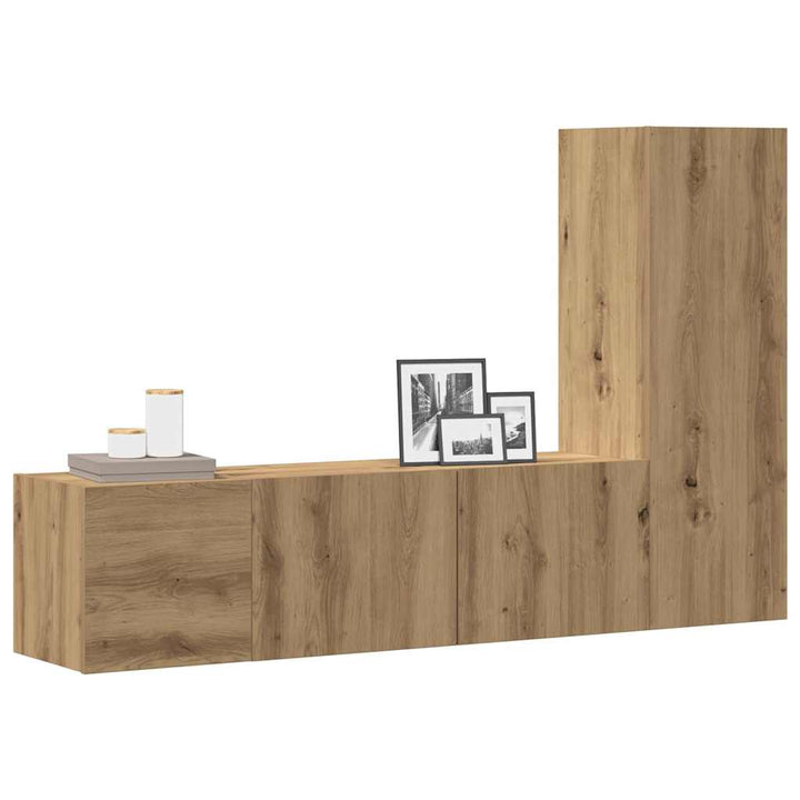 3-Tlg. Tv-Schrank-Set Holzwerkstoff