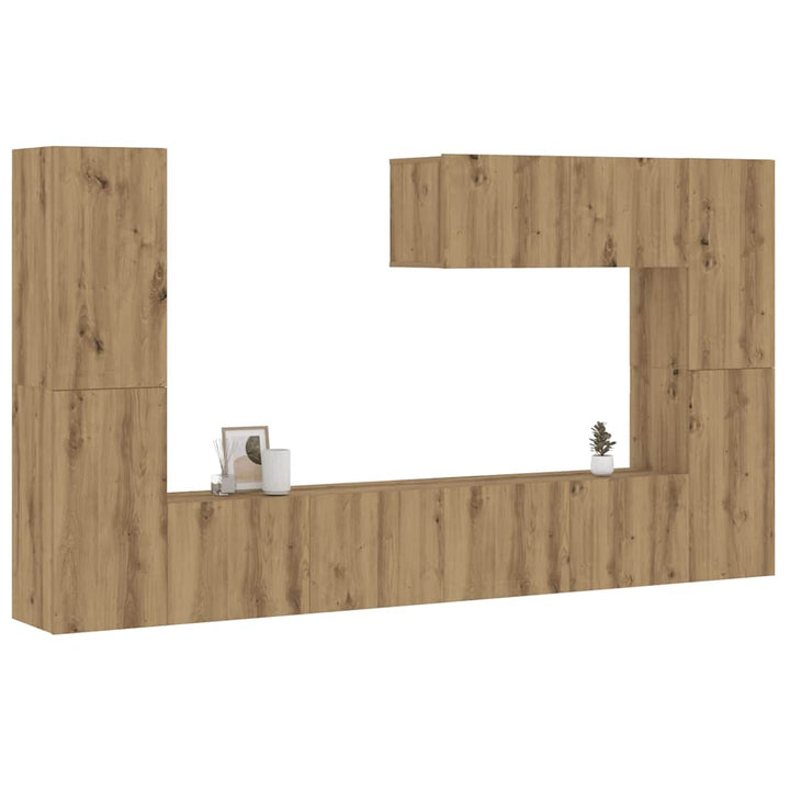 7-Tlg. Tv-Schrank-Set Holzwerkstoff