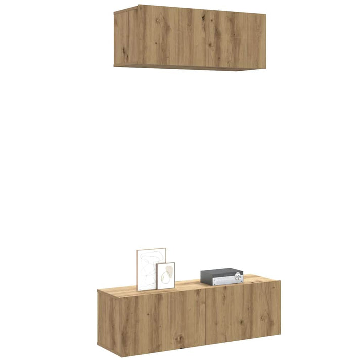 2-Tlg. Tv-Schrank-Set Holzwerkstoff