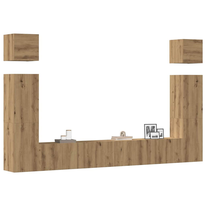 7-Tlg. Tv-Schrank-Set Holzwerkstoff