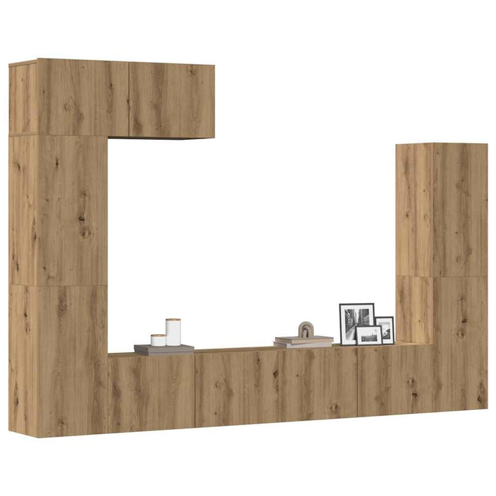 7-Tlg. Tv-Schrank-Set Holzwerkstoff