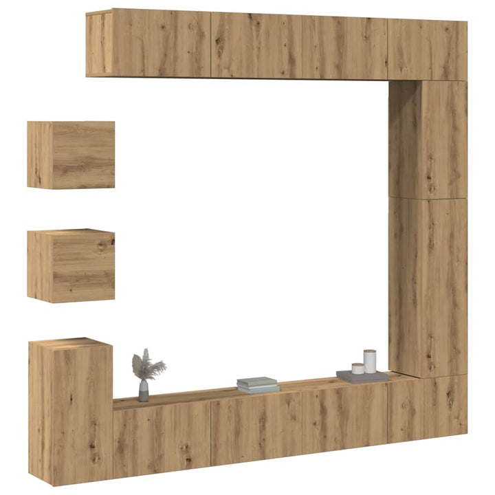 9-Tlg. Tv-Schrank-Set Holzwerkstoff