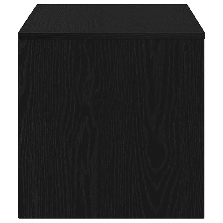 Tv-Schrank Schwarz Eichen-Optik 100X40X40 Cm Holzwerkstoff