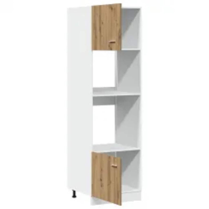 Mikrowellenschrank Artisan-Eiche 60X57X207 Cm Holzwerkstoff