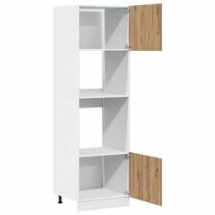 Mikrowellenschrank Artisan-Eiche 60X57X207 Cm Holzwerkstoff